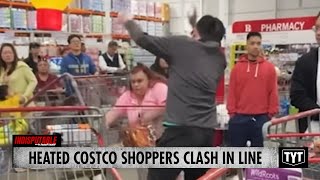 WATCH: Chaotic Costco Clash Breaks Out in Line