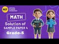 CLASS 5 - Math - NOF Sample paper solution - 4