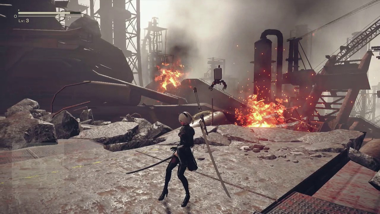 NieR Automata, Virtuous Treaty / Virtuous Contract Combo Moveset