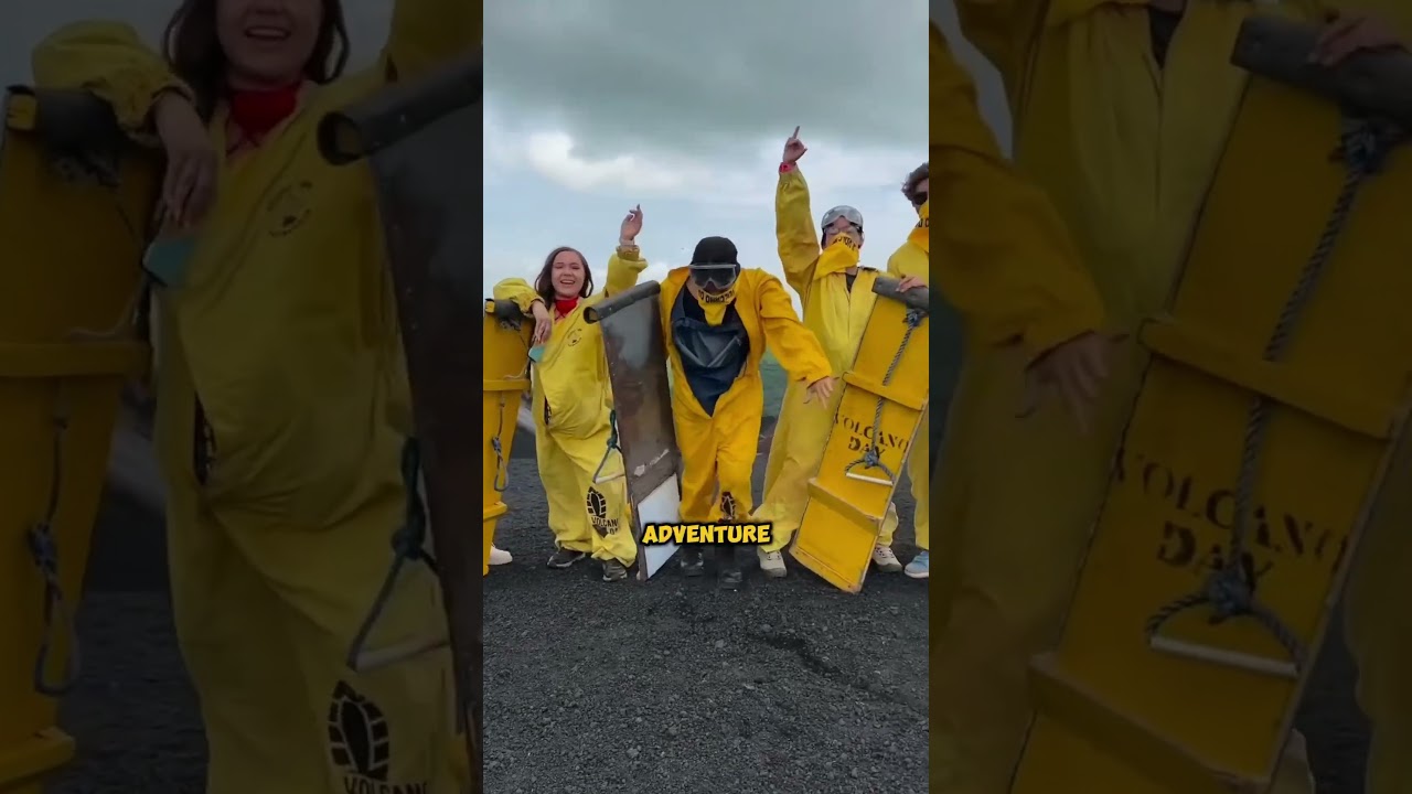 Tag your bravest friend to experience this volcano boarding🌋🏂