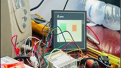 Delta HMI and plc Programing, connection