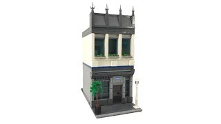 LEGO Modular-Compatible Police Station MOC