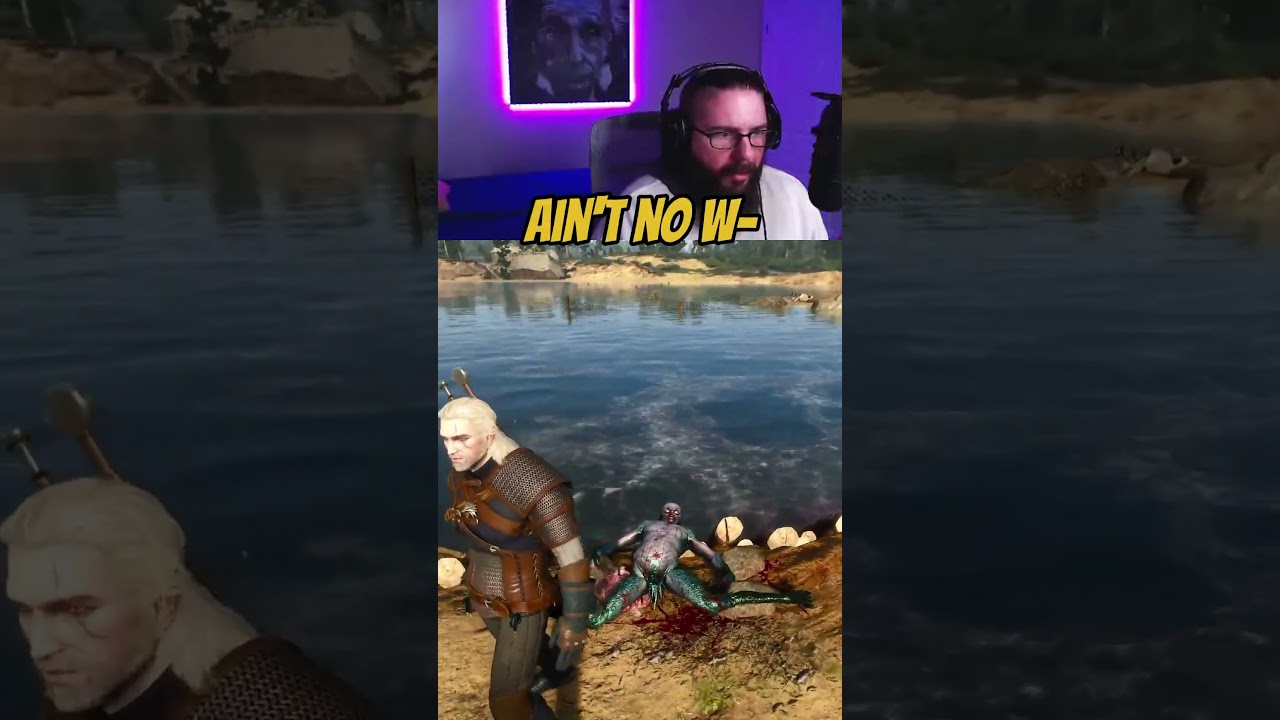 Bro Really Chose THAT Pose 💀😂 (The Witcher 3)