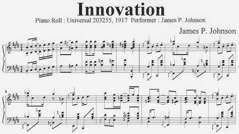 James P. Johnson : Innovation (1917)