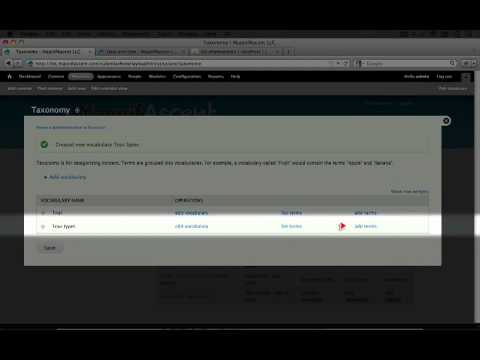77. How to add a taxonomy vocabulary with terms (a Drupal how-to)