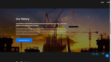 Builderry - Construction Company WordPress Theme TMT | Free Template