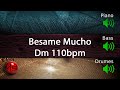 Besame mucho in dm  backing track  playalong 110bpm