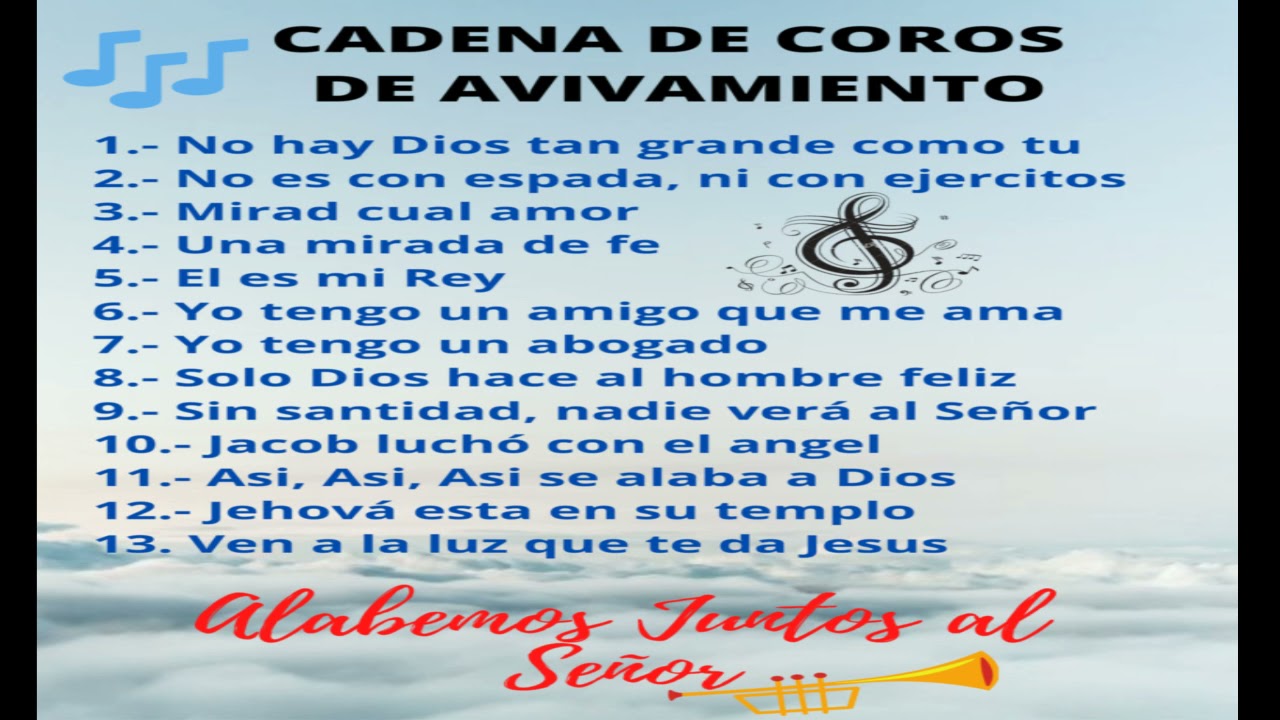Cadena De Coros De Avivamiento Letra