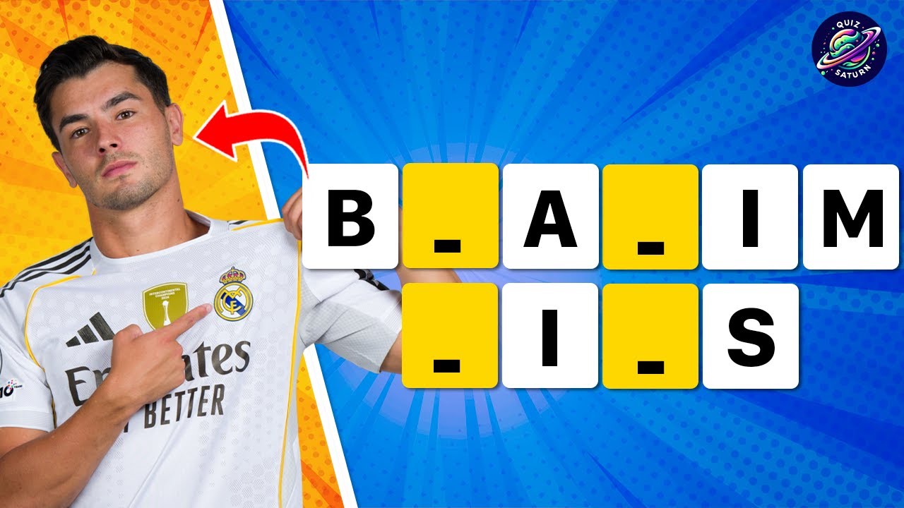 GUESS THE PLAYER WITH MISSING LETTERS ⚽️ FOOTBALL PLAYER 2026
