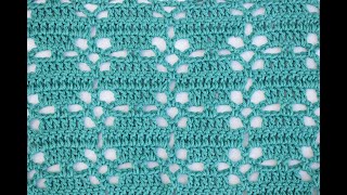 Crochet stitch geometric very easy