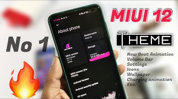 No 1 Most Awaited MIUI 12 Customizable Theme for Xiaomi Phones | Official MIUI 12 Theme