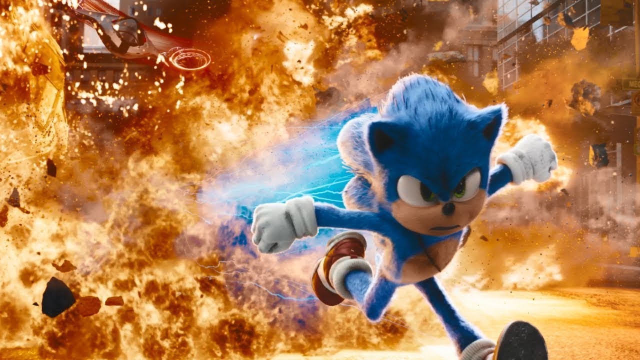 Sonic Movie Sonic Vs Robotnik Chase Scene - YouTube