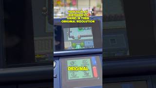 Play Nintendo DS games on the Nintendo 3DS with the original resolution