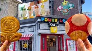 Trying EVERYTHING at Power Up Cafe  Super Nintendo World (Universal Studios Hollywood)