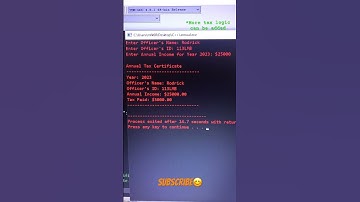 annual tax IDE dev c++ #cppprogramming