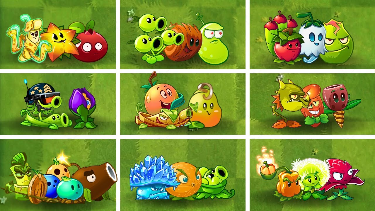 18 Best Team 3 Plant Combo - Which Plant Will Win? - PvZ 2 Plant Vs ...