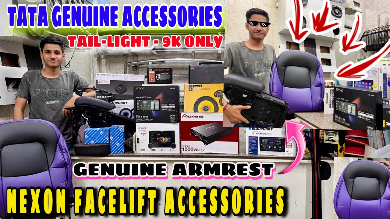 इसे कहते है Nexon Facelift की Genuine Accessories👌🏻 Nexon Facelift Modified ✅ Nexon Accessories 2024