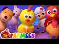 Finger Family | Ten in The Bed | Old Macdonald & More Baby Rhymes | Animal Cartoon Songs - Farmees