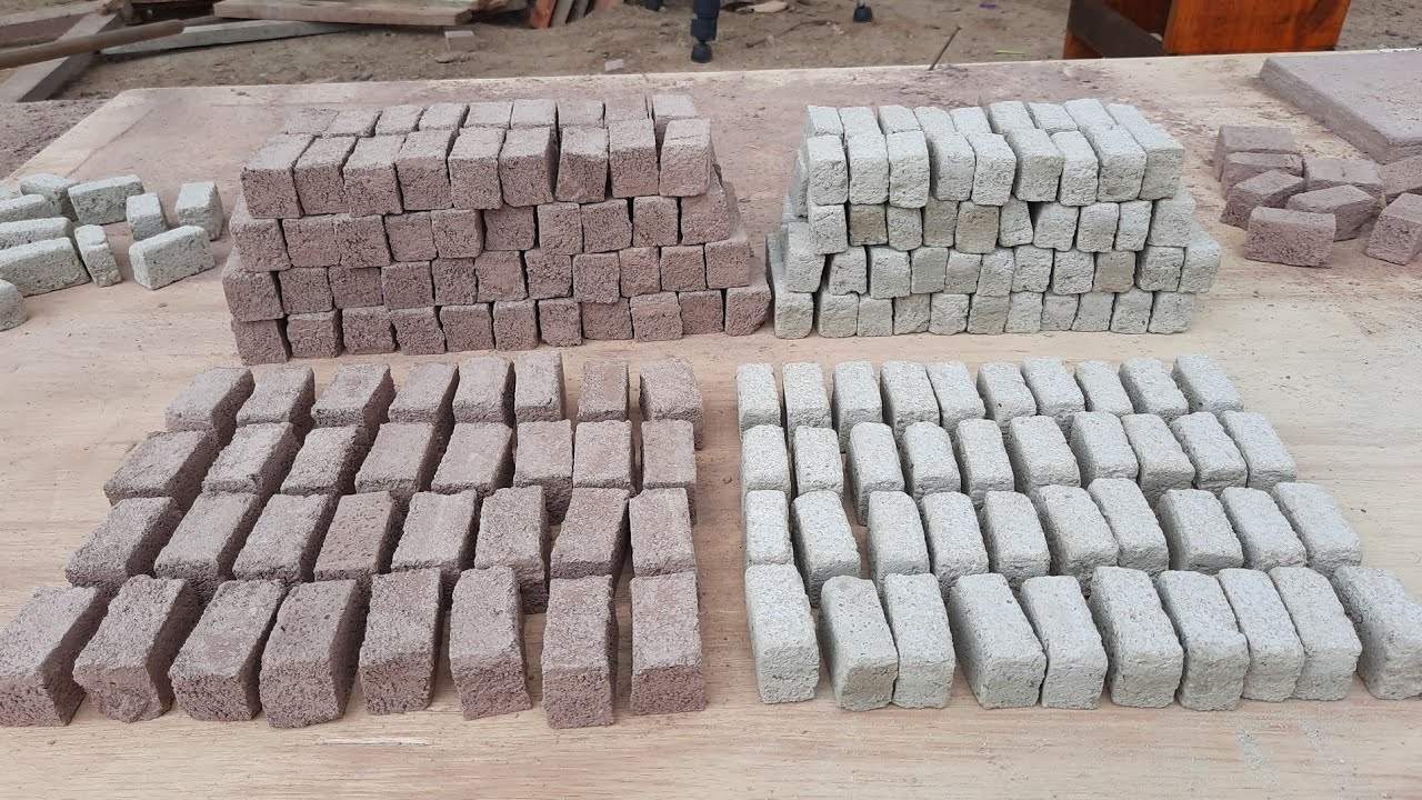 COMO FAZER TIJOLINHOS PARA MAQUETE  FÁCIL E RÁPIDO