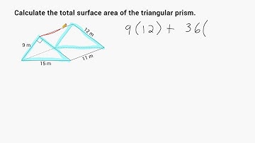 Find The Surface Area Of Triangular Prisms