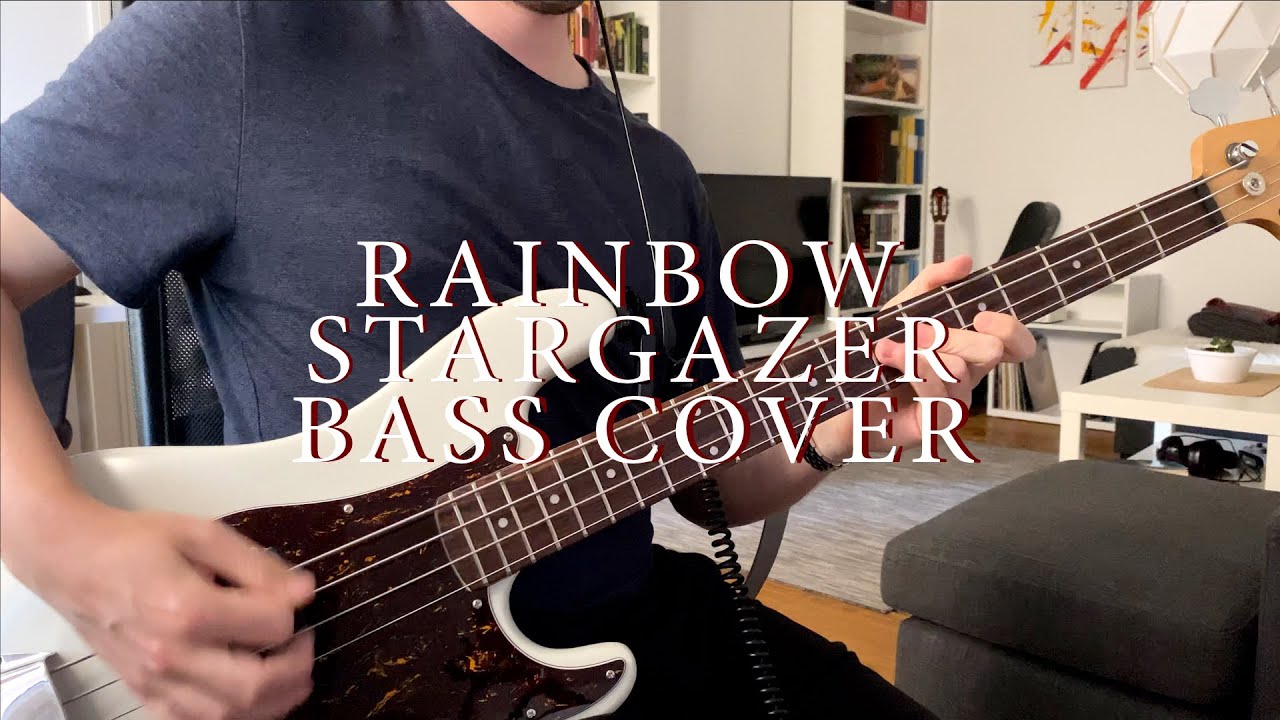 Rainbow - Stargazer bass cover