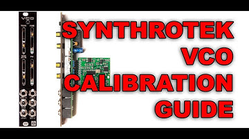 Synthrotek Analog VCO 1V/O Tracking Calibration Instructions - DIY MODULAR SYNTH!