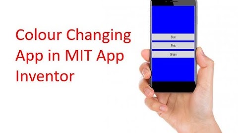 Colour changing app in MIT App Inventor