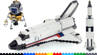 LEGO Creator Space Shuttle Adventures 3-in-1 review! All three builds - set 31117