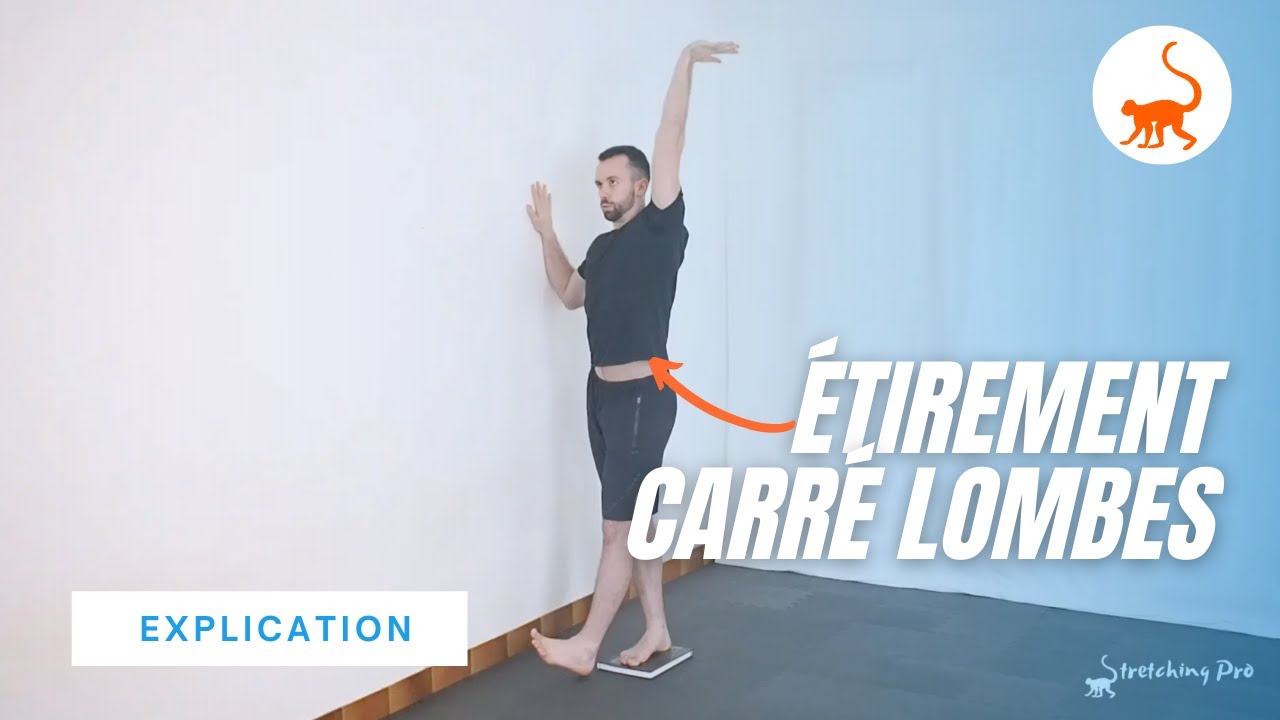 Étirement Myofascial du Carré des lombes explications YouTube