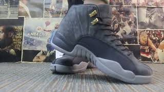 Air Jordan 12 Dark Grey on Feet Show