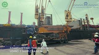 EXPORTING HEAVY EQUIPMENT (CRAWLER CRANE & TOWER CRANE) | SEMEN MERAH PUTIH | BAYAH, BANTEN
