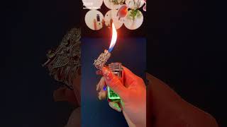 High-end pure metal premium electronic sensor three-flame windproof lighte#