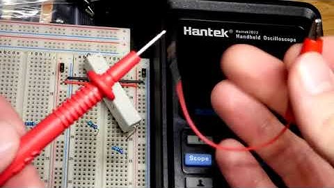 How to take multimeter resistance measurements with Hantek 2D72 DIY video