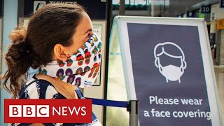 Face coverings become compulsory in shops in England - BBC News