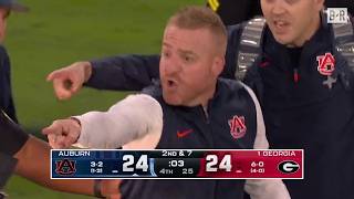 NO. 1 GEORGIA FALLS TO AUBURN ON LAST-SECOND FIELD GOAL