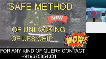 SAFE METHOD OF UNLOCKING OF UFS CHIP |CPH2127| OPPO A53 |EASY J TAG|