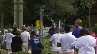 Long lines form in Orange County for second day of early voting