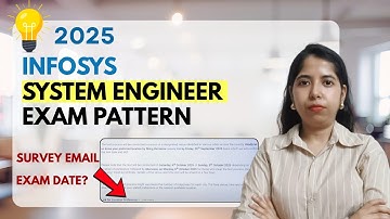 Infosys System Engineer Exam pattern 2025 | Survey Email Link