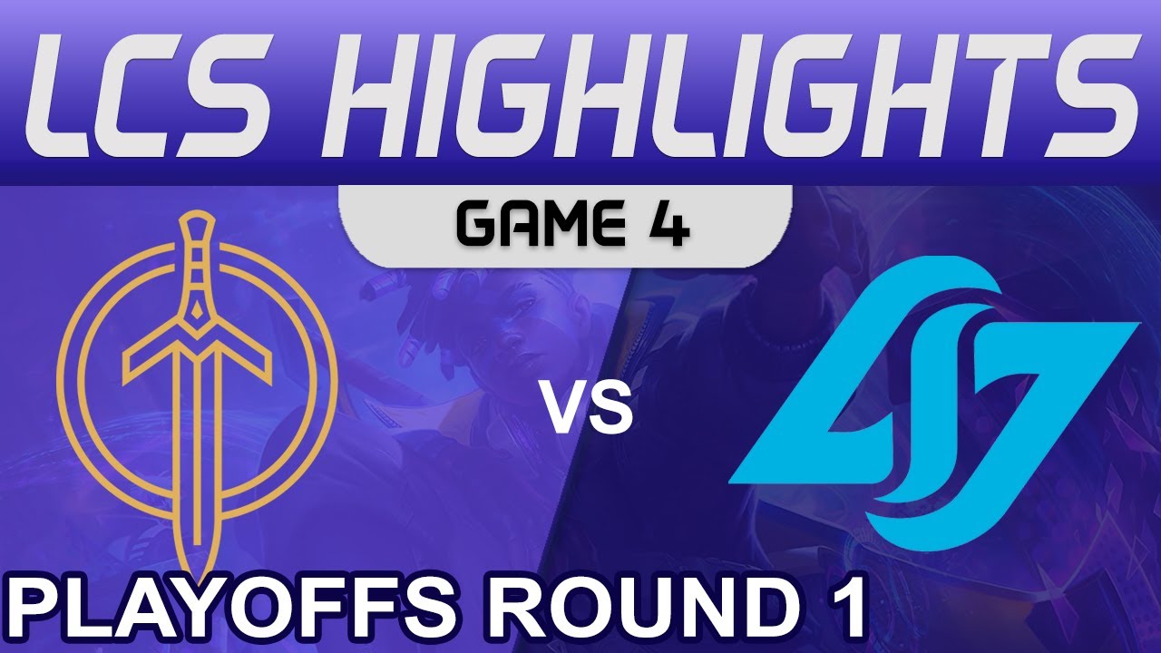 GG vs CLG Highlights Game 4 Playoffs Round 1 LCS Summer 2022 Golden Guardians vs Conter Logic Gaming
