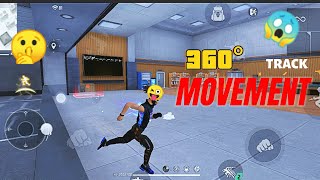 360° MOVEMENT LIKE HACKER 🤯🔥| free fire new movement trick | how to increase movement speed in ff