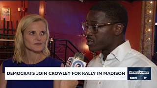 Crowley, Godlewski rally in Madison as general election campaign heats up