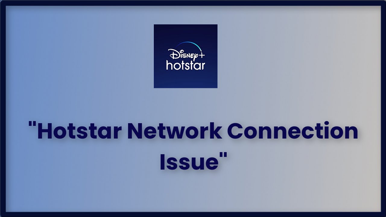 How To Fix Hotstar Network Connection  Issue - Android & Ios - 2023