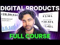 How to sell digital products online full course  stepbystep complete course 2024 