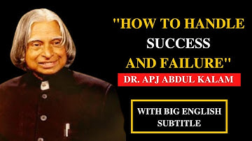 Abdul Kalam Inspirational lesson for lifetime How to manage failure & success | Nine Motivation 007