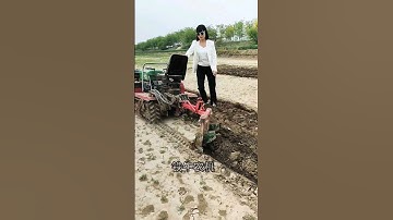 Ride-on rotary tiller #One machine for multiple uses, #Serve the threModern agricultural machinery