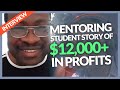 Options Mentoring Student Shares Story of $12K+ in Profits After a few Months!