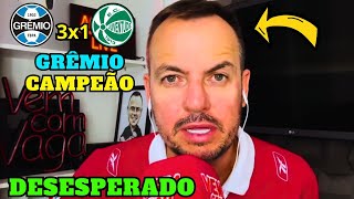 REAÇÃO VAGUINHA GRÊMIO 3x1 JUVENTUDE   GRÊMIO CAMPEÃO