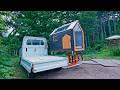 The world's smallest house, loaded onto a mini-truck, becomes a camper van!