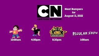 Cartoon Network Fantasy Next Bumpers for August 11, 2022