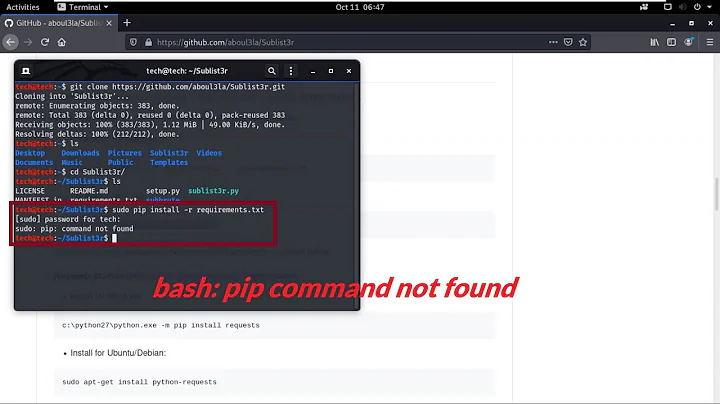 How to fix "bash: pip command not found" in kali 2020 || Solved | Fix pip not found